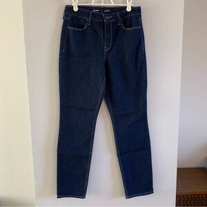 High Rise Wow Straight Jeans Dark Wash Old Navy Womens Size 6